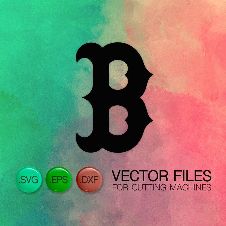 30 Off Boston Red Sox Logo Cutting Files Boston Red Sox Etsy