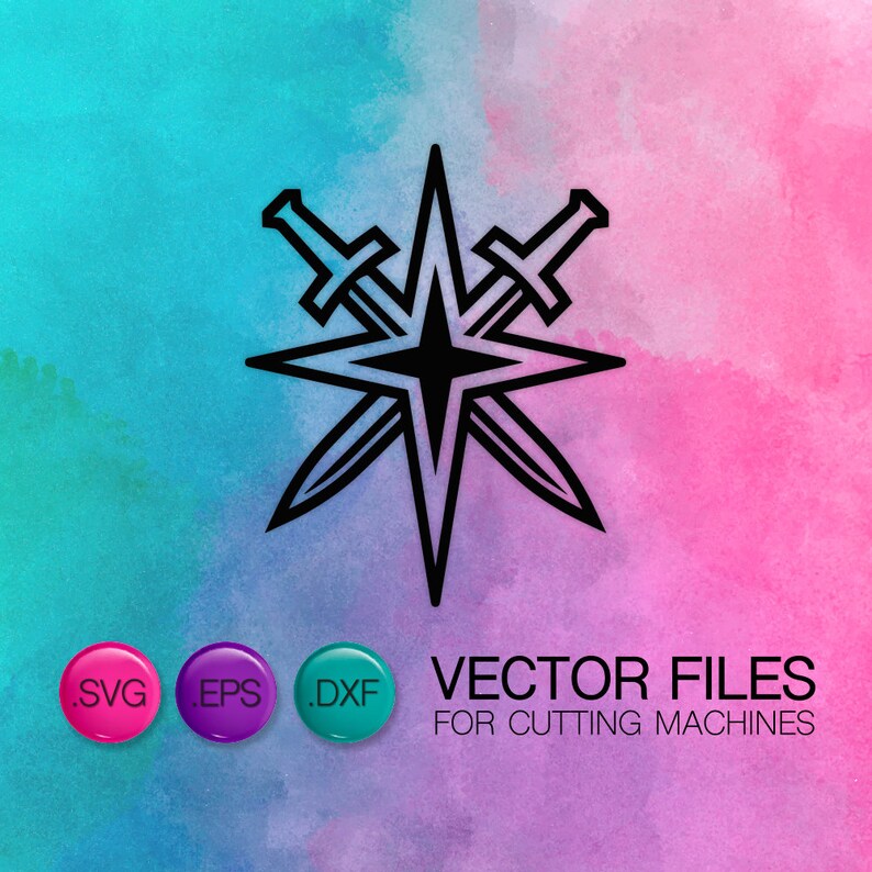 30 Off Vegas Golden Knights Emblem Cutting Files Vegas Etsy