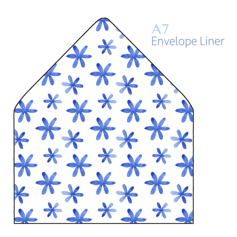 Printable PDF Digital Download Blue Butterfly Stationery ...