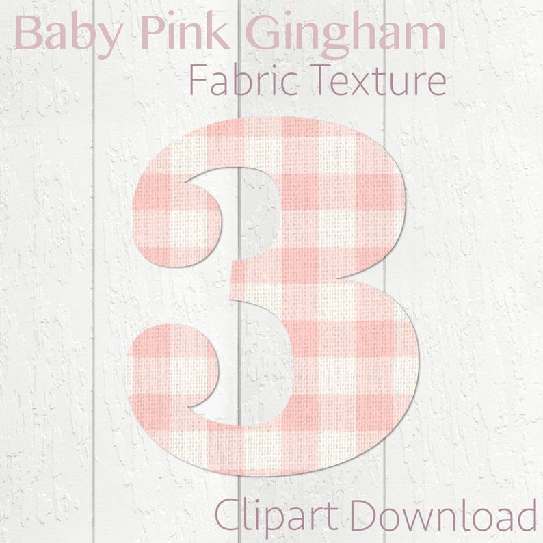 Alphabet, Baby Girl, Clipart, Pink, Nursery Decor, New Baby, Gingham, Clipart Name Letters