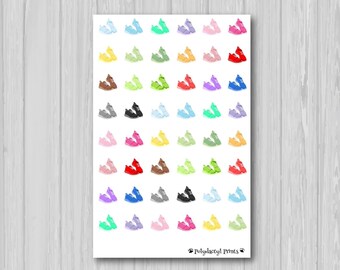 Colorful running stickers | Trainer Stickers | Exercise Stickers | Functional Planner Stickers