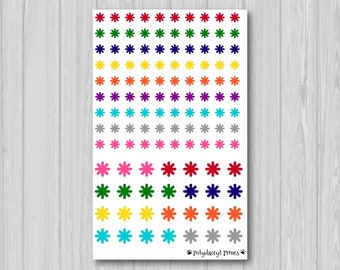 Asterisk Planner Stickers | Icon Planner Stickers