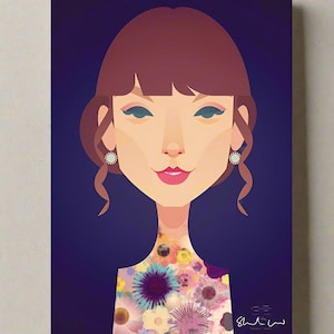 Taylor by Stanley Chow - Signed and stamped fine art print
