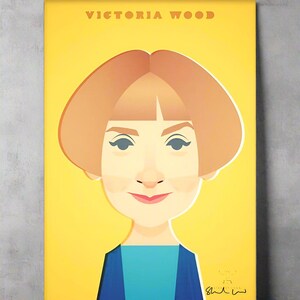 Victoria Wood by Stanley Chow - Signed and stamped fine art print