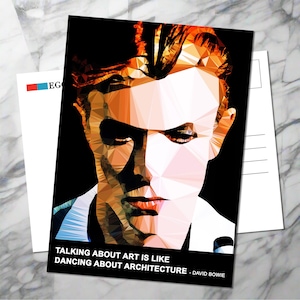 Cartolina A6: Bowie (IV) di Baiba Auria