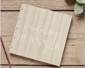 Wooden Wedding Planner