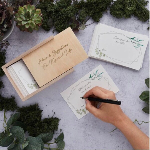 Wedding Advice Box Etsy UK