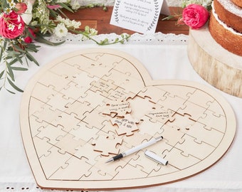 Jigsaw Wedding Book Alternative