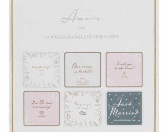 Wedding Milestone Cards