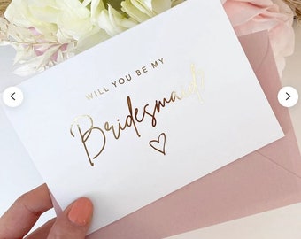 Will you be my bridesmaid cards (Pack of 5)