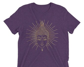 Buddha Tshirt, Meditation, Bamboo Tshirt, Unisex Tshirt, Burning Man Clothing, Festival Clothing, Yoga Gift, Guru, Yoga, Buddha