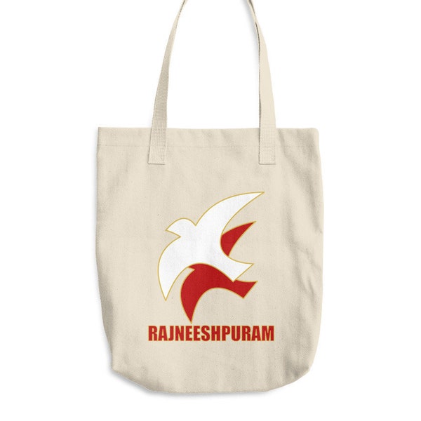 RajneeshPuram Bag, Tote Bag, shoulder bag, Rajneesh bag, Meditation Bag, shopping bag, canvas tote bag, reusable bag, Osho bag, tote bags