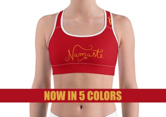 Namaste Bra, Yoga Bralette, Namaste, Sports Bra, Workout Bra, Yoga Bra,  Festival Bra, Burning Man Bra, Sexy Bra, Gift Gor Her, Danse Bra, 