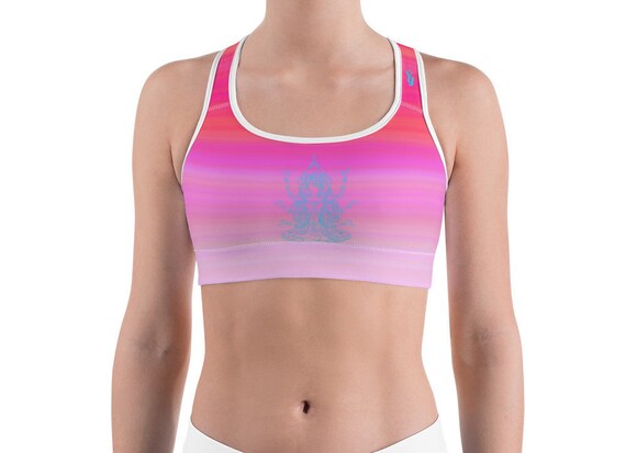 pink festival bralette