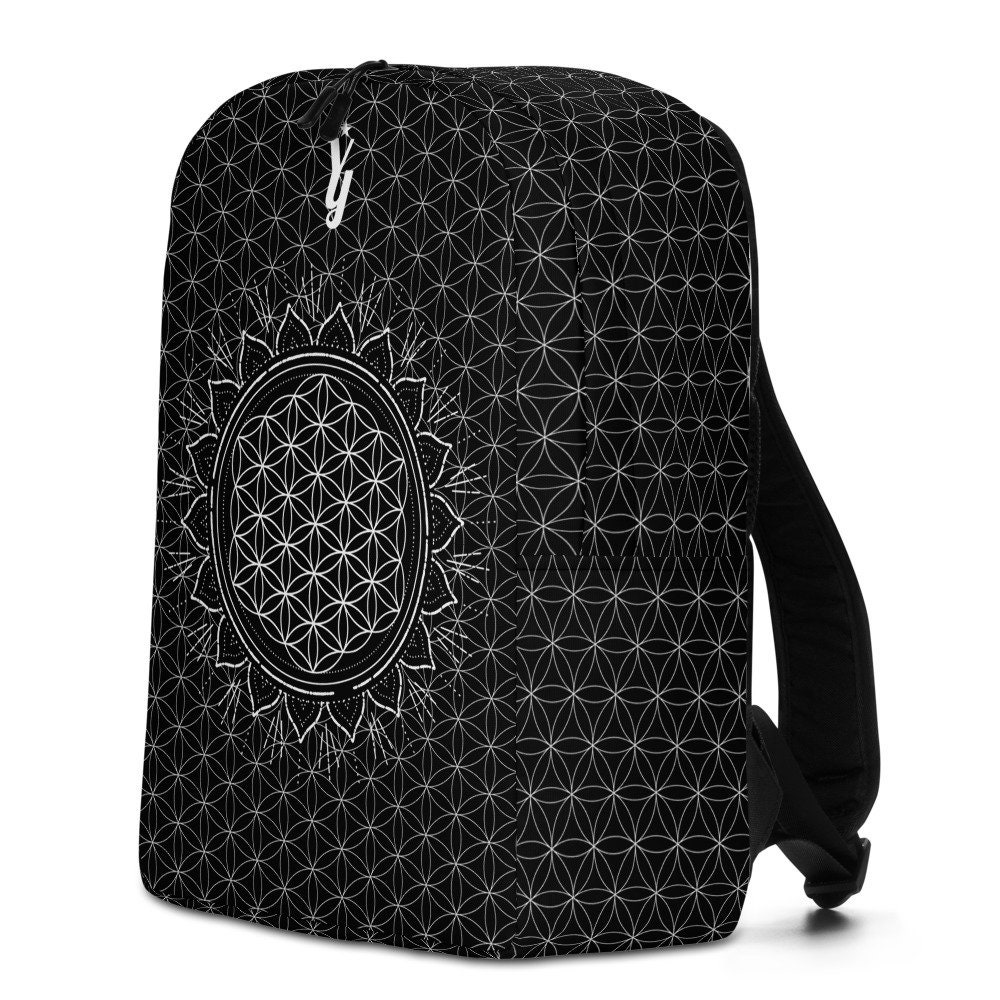 Crystal Grid Backpack Sacred Geometry Flower of Life 5.3 | Etsy