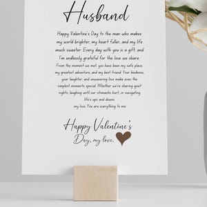 Carta de amor para el día de San Valentín para mi esposo Ya sea para celebrar años de amor o simplemente recordarle lo mucho que significa para ti