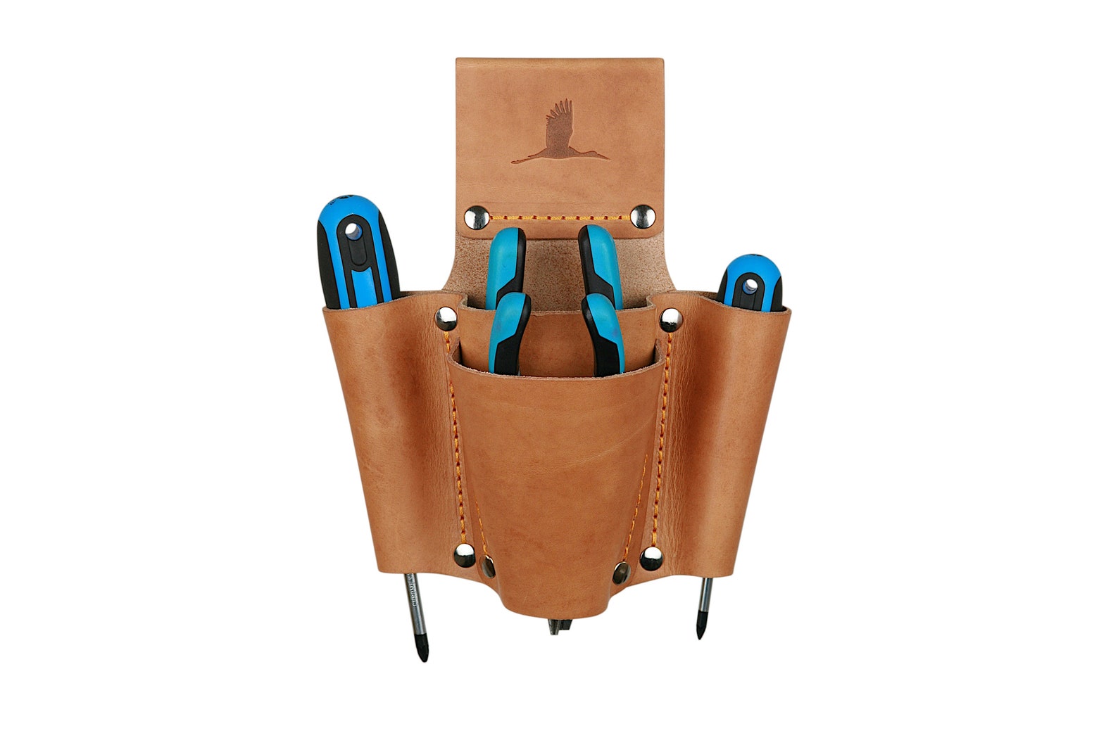 4pocket Leather Tool Holder Etsy