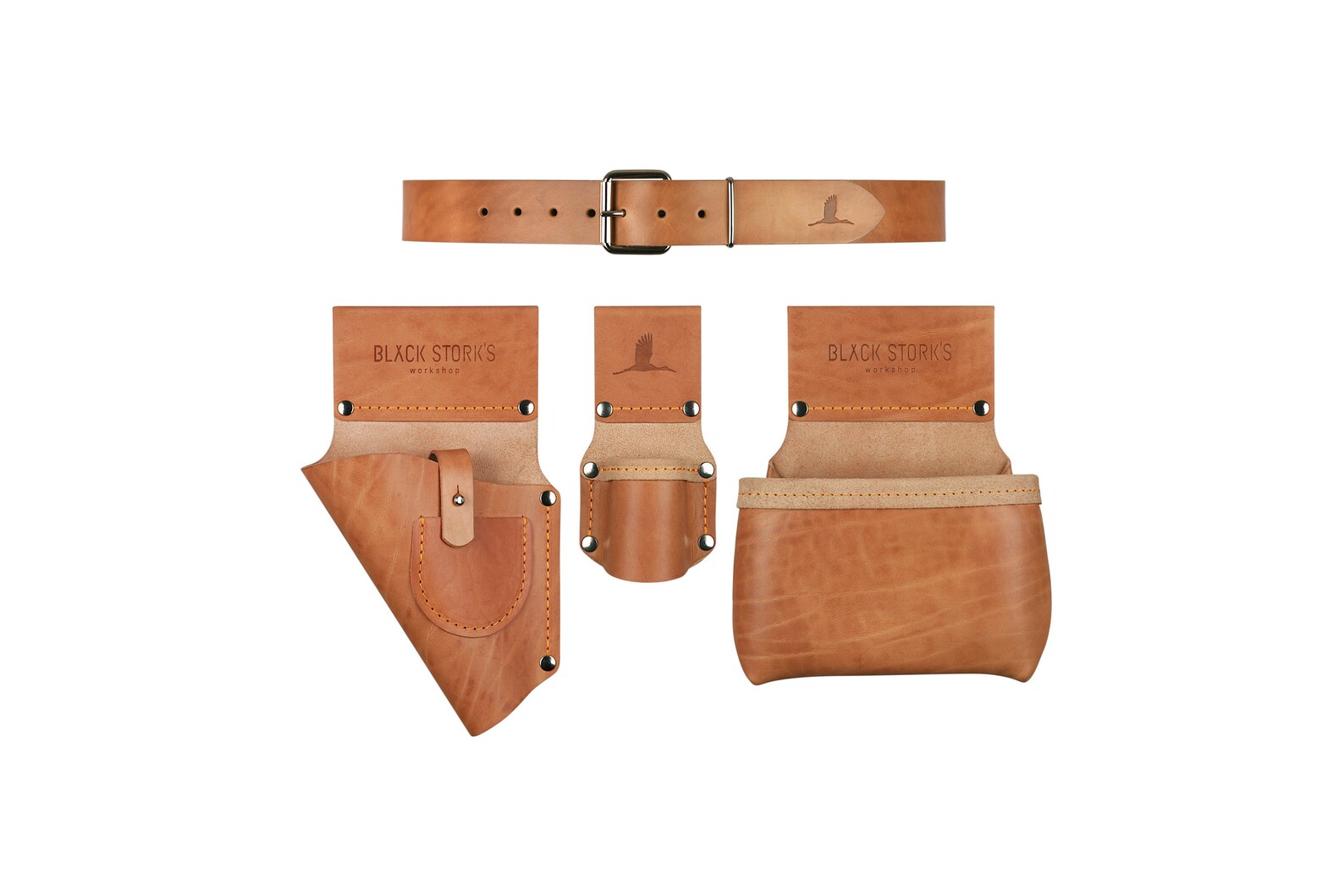 Lefthanded Carpenterjoiner Leather Tool Belt Lightweight Set Etsy
