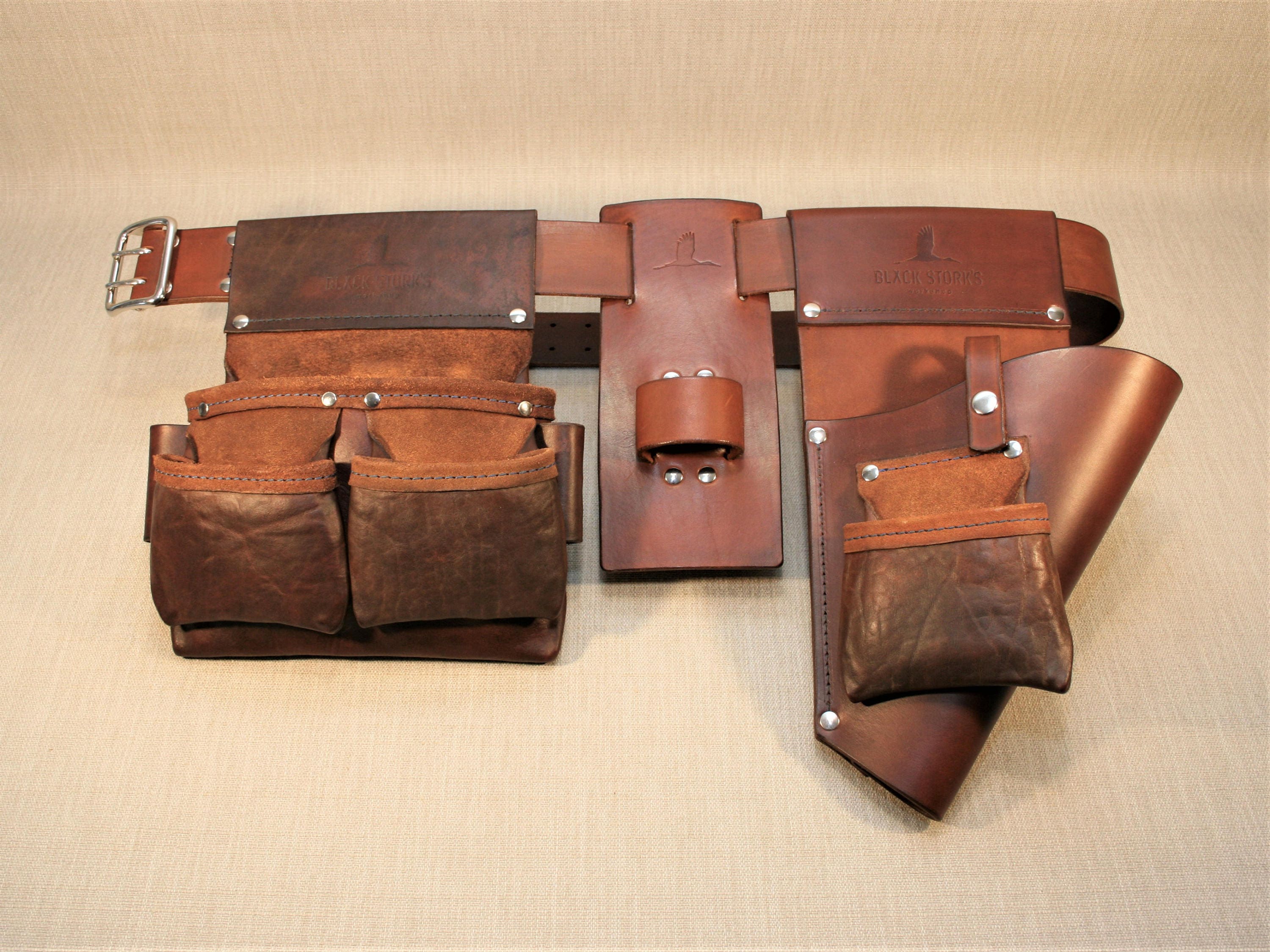 Heavy Duty CarpenterBuilder Leather Tool Belt Complete Set Etsy