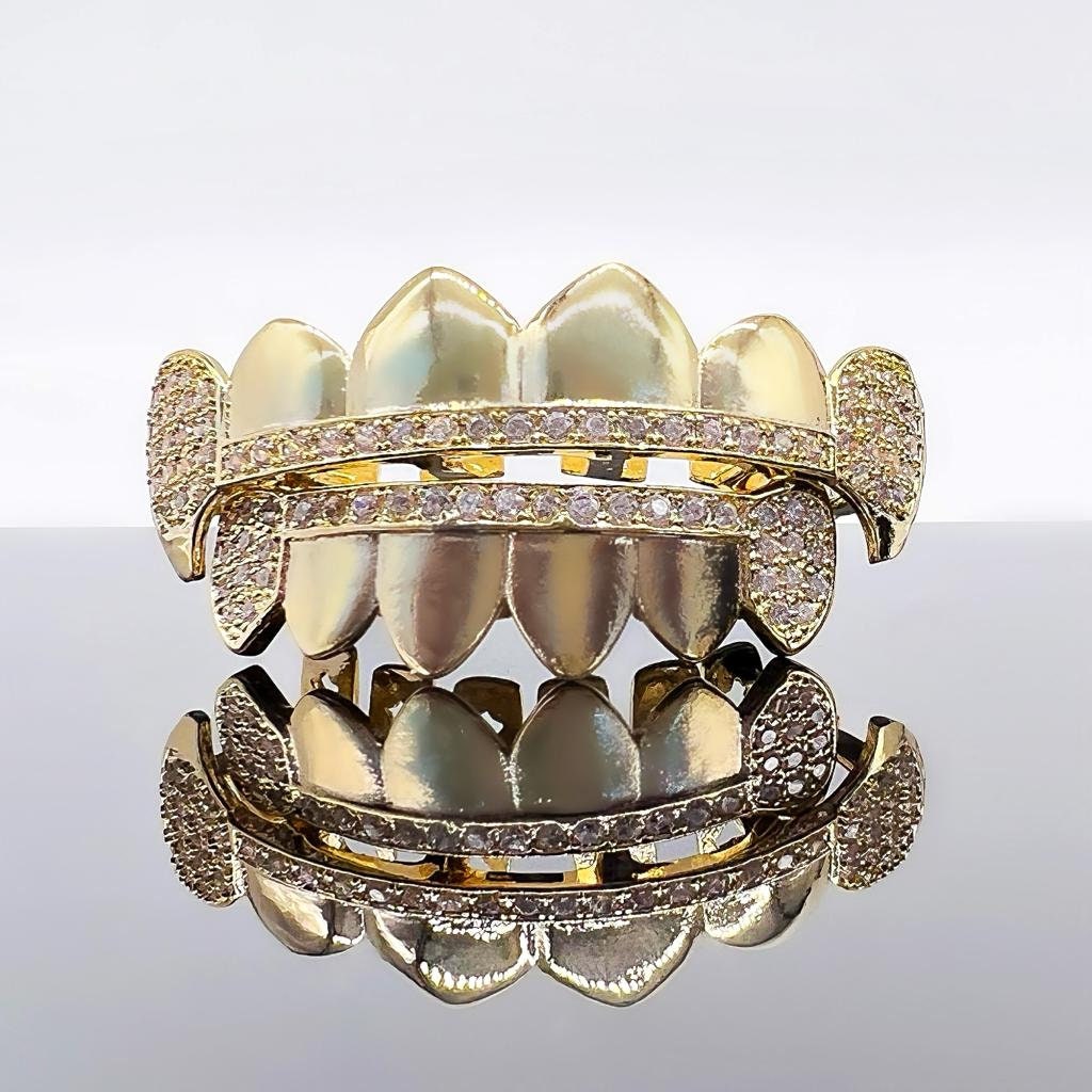 国内発送 完売前に GOLD VAMPIRE GRILLZ 歯 アクセ KING ICE org.jpg
