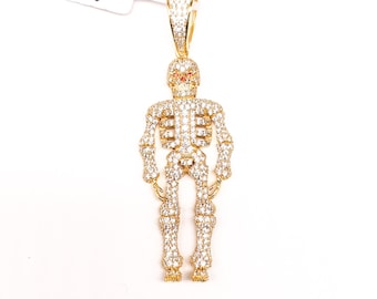 925 Silver Designer Skeleton Pendent Finest Quality with your choice chain selection best price