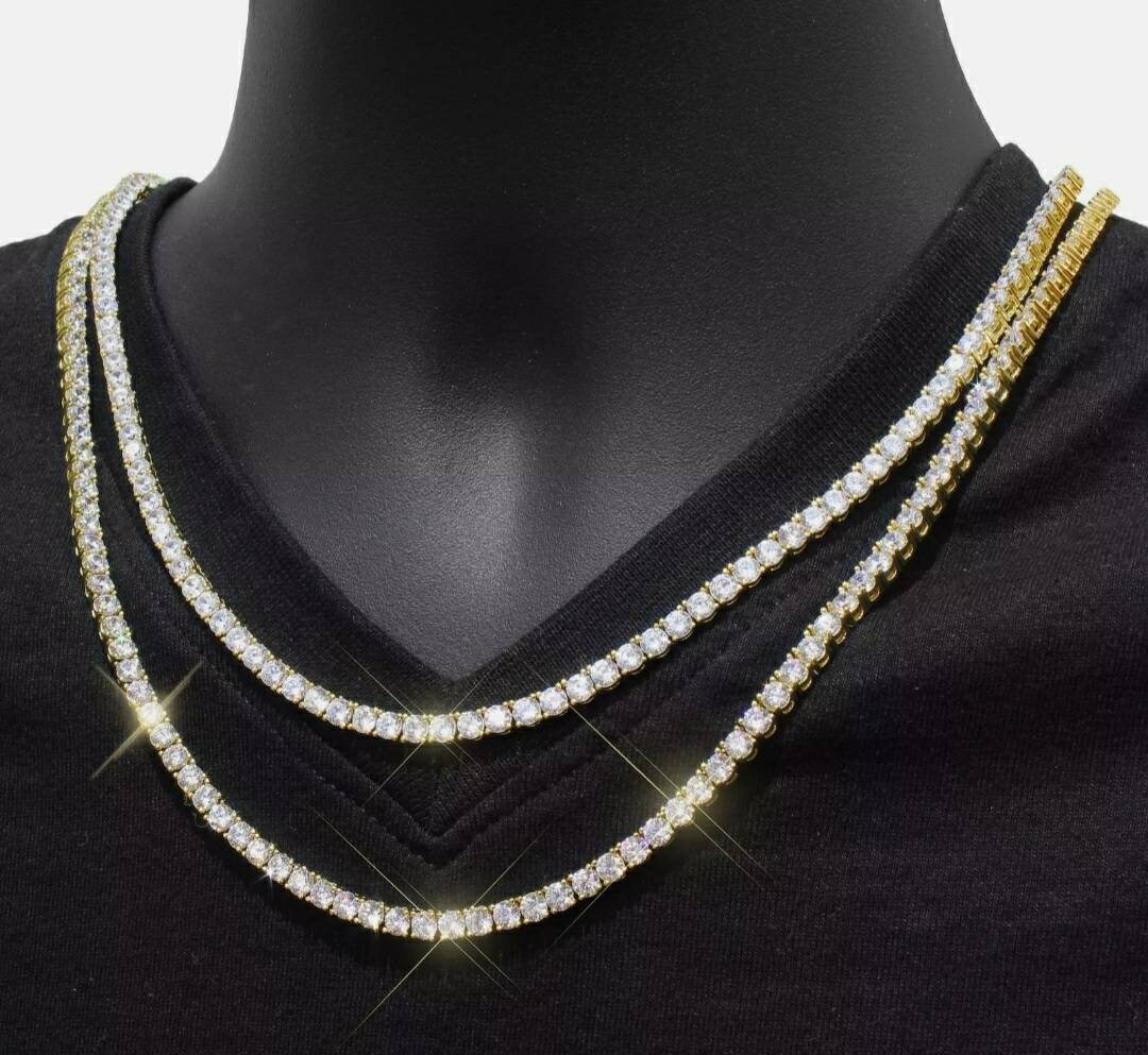 Luxury Tennis Necklace【3mm / GOLD】 5B921A4C-DB9A-4909-9EA8-
