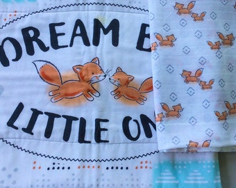 Dream Big Fox Decke mit passendem Swaddle