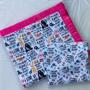 Love You To The Moon with a Matching Swaddle