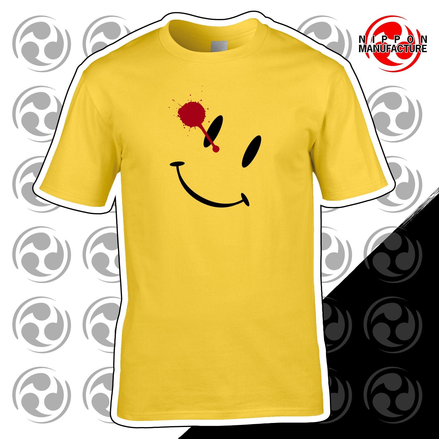Smiley Face Tee Inspired by Watchmen T 