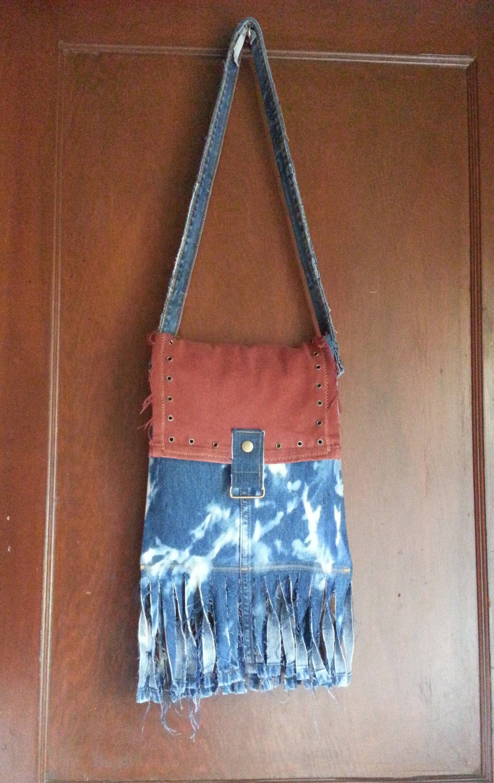 fringed shoulder bag