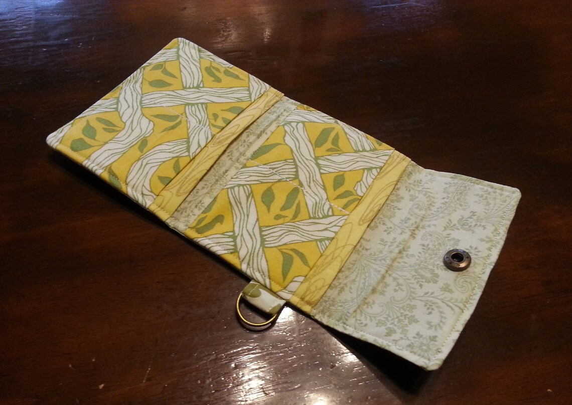 Handmade Fabric Wallet for Women Small 6 Pocket Wallet Etsy