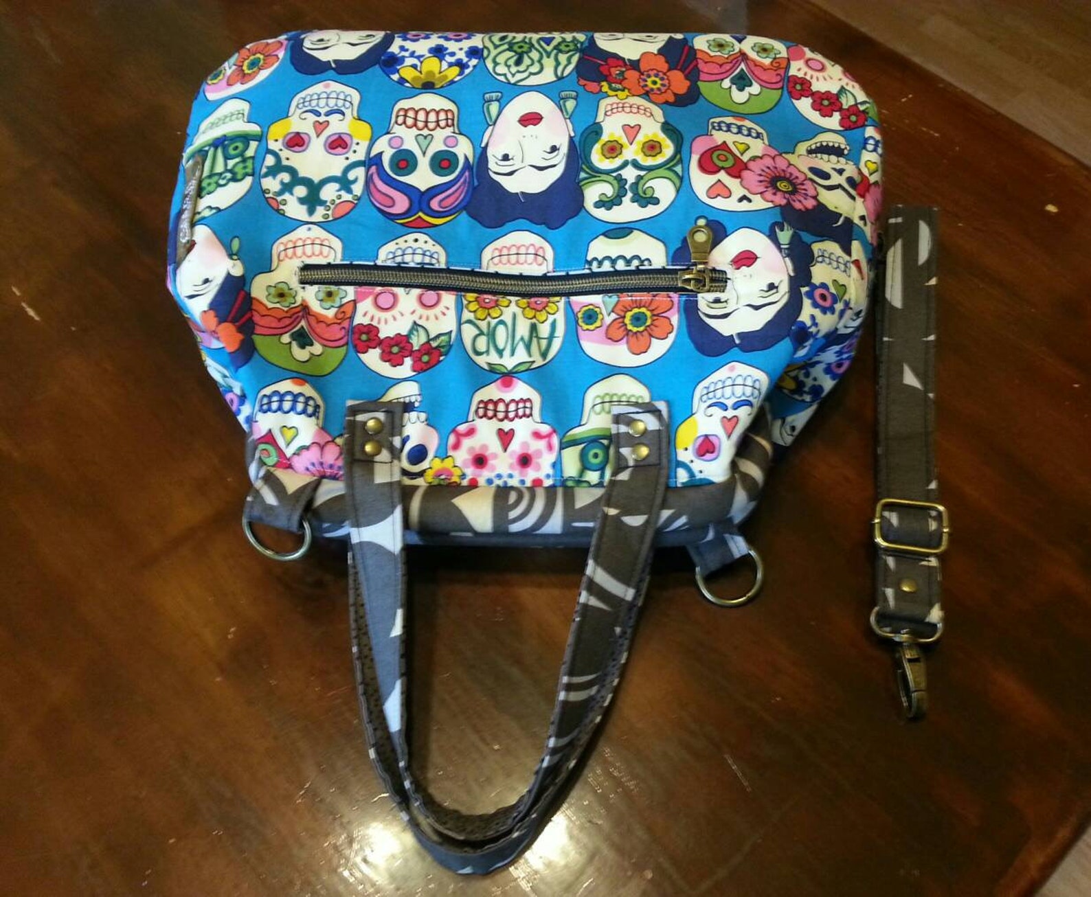 Mary Poppins Inspired Cotton Handbag With Detachable Strap | Etsy