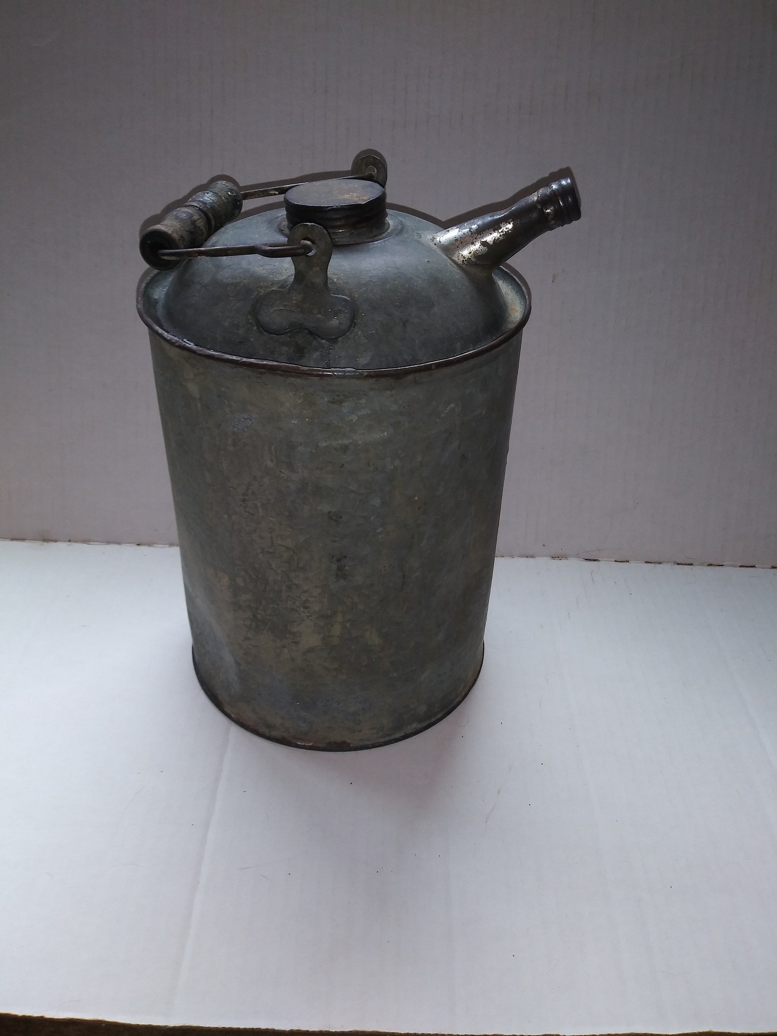 Vintage Kerosene Can Galvanized 1 Gallon Etsy