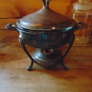Vintage Silverplate Chafing Dish