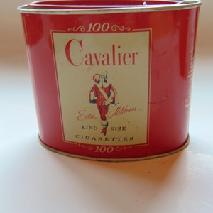 Cavalier King Size 100 Cigarettes Tin