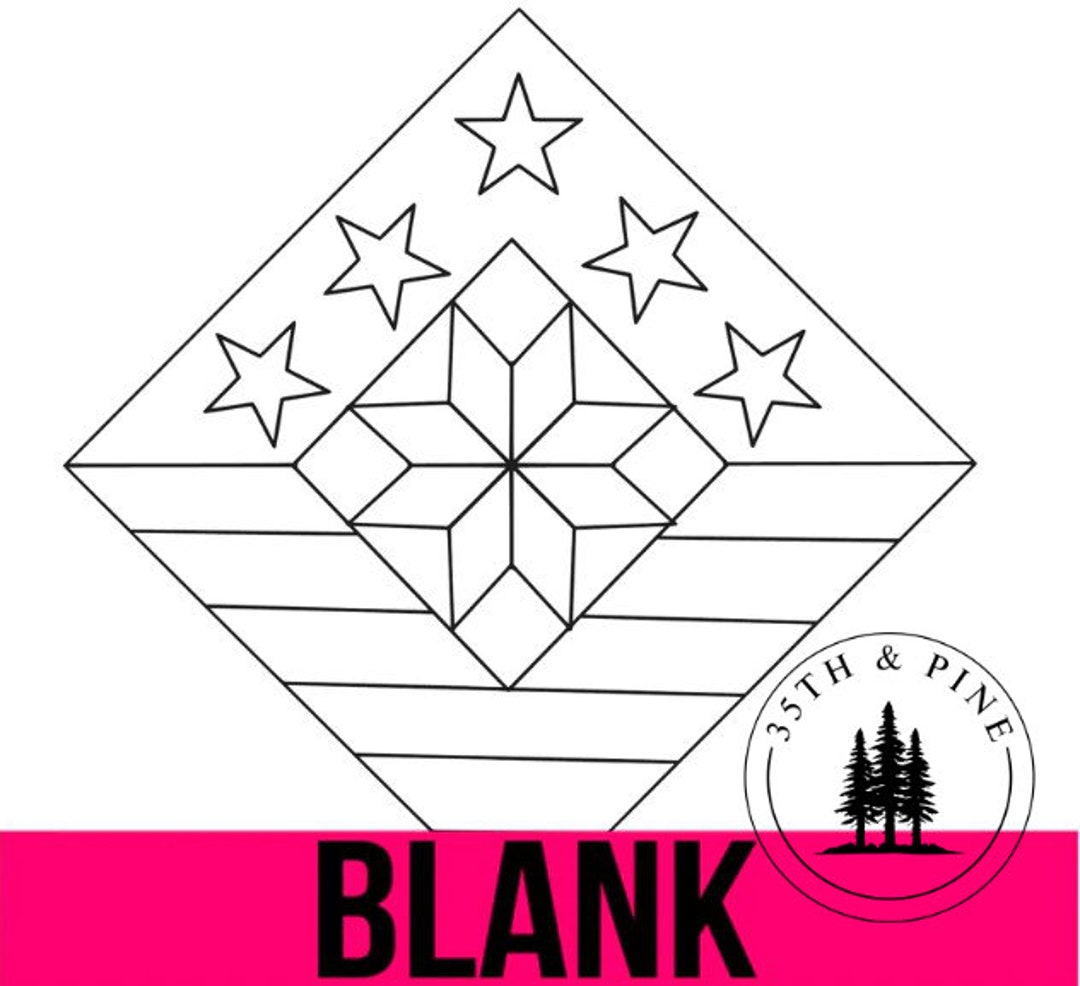 Printable Square Patriotic