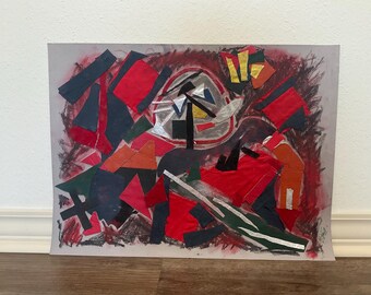 コラージュ絵画