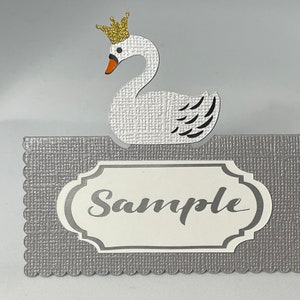 Swan Place Cards for any party occasion