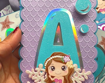 Mermaid Birthday Banner: Custom Party Decor