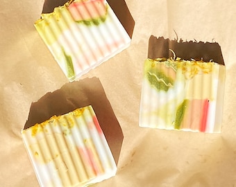 Barra luminosa / Lavado para acné / Jabón vegano / Barra de jabón natural