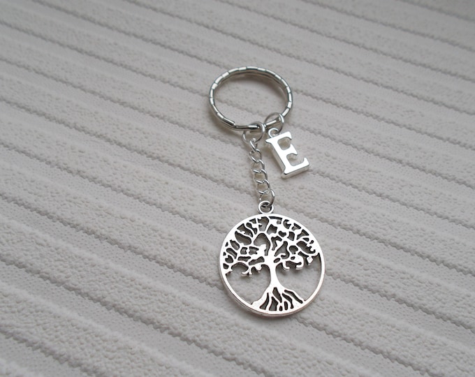 Letter Keychain Custom Made of Sterling Silver, Made to Order, Custom ...