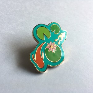 Lily Pond Hard Enamel Pin image 4