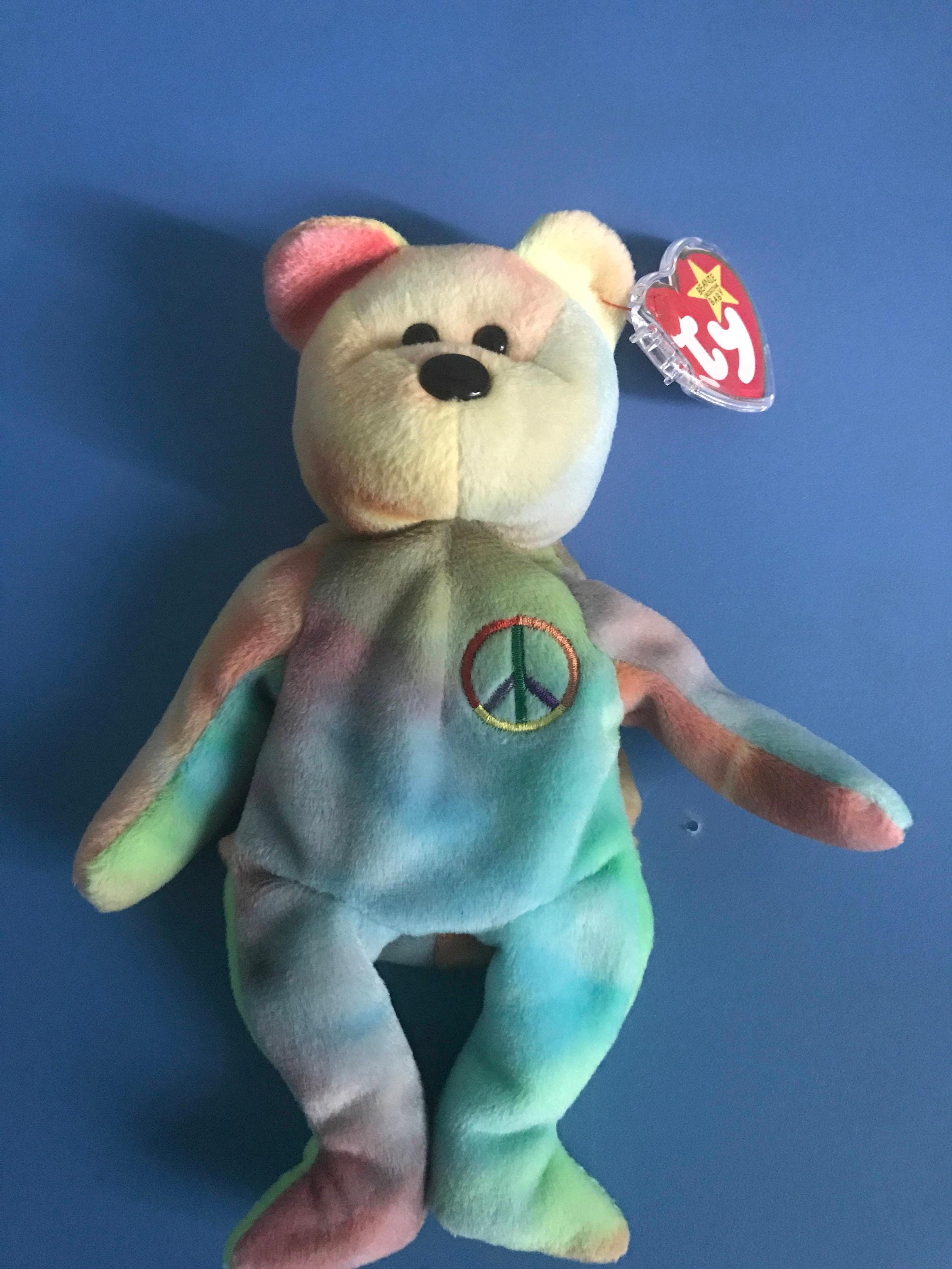 Rare Peace Beanie Baby with tag errors Collectors item | Etsy
