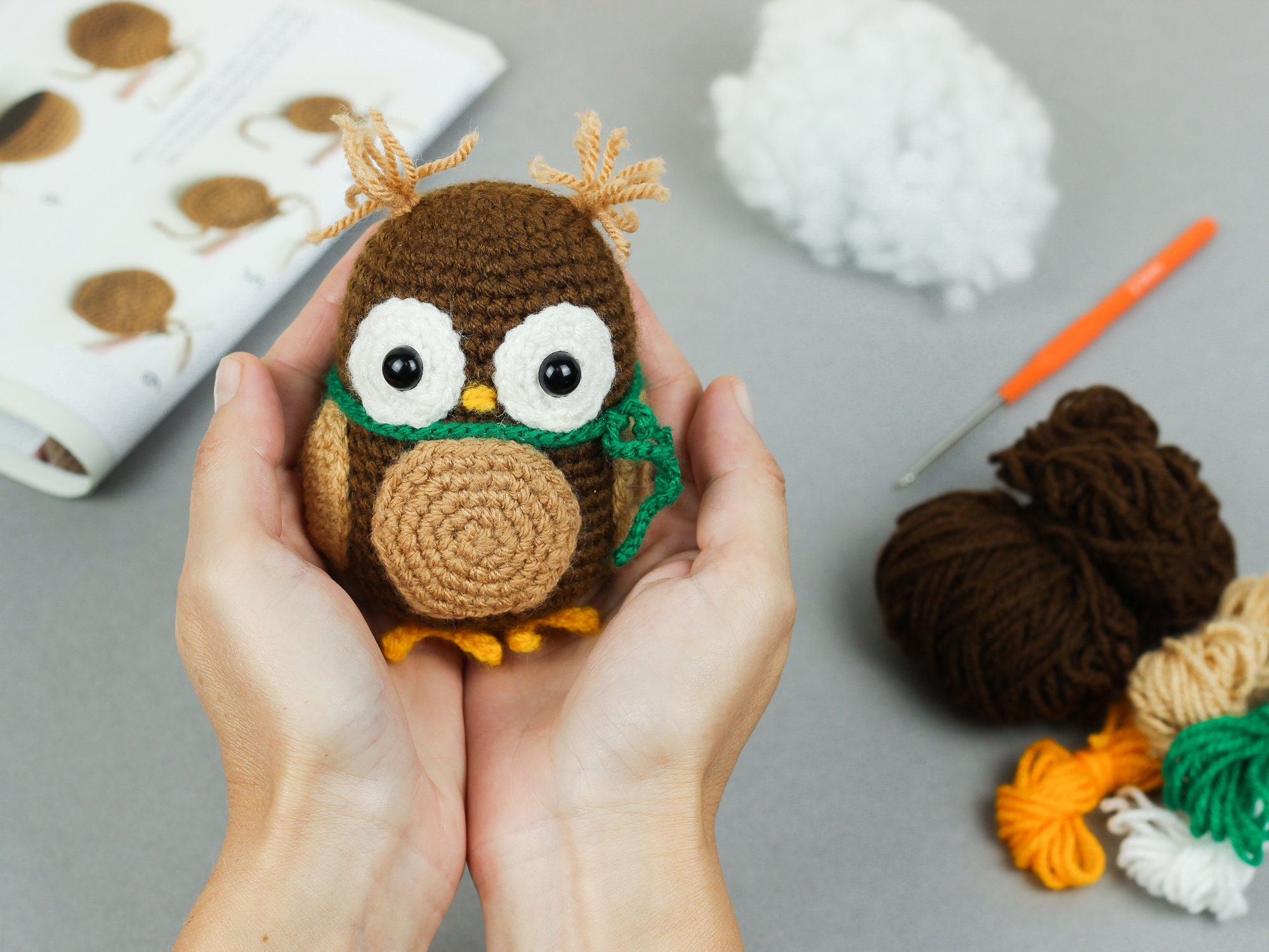 Amigurumi OWL Beginner Starter Craft Kit Learn to Crochet | Etsy Australia