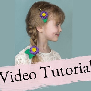 Foam Flower Hair Clip Pattern: DIY Hair Accessories Tutorial