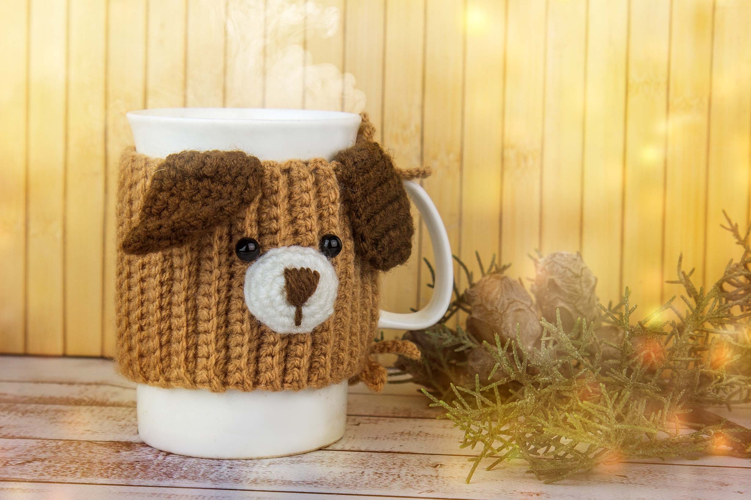 Cup Cover Crochet Pattern Crochet Mug Sleeve PDF Pattern DIY Etsy