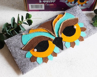 Sewing felt clutch purse DIY kit