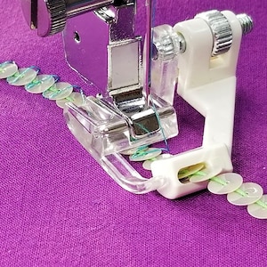 Sequins & Ribbon Sewing Machine Presser Foot