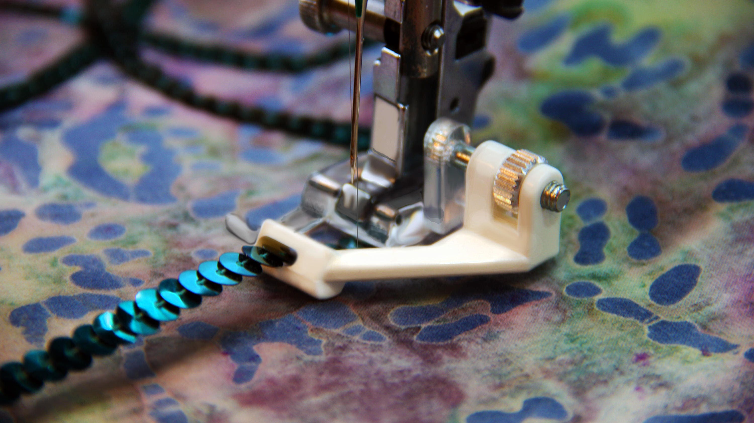 Sequins & Ribbon Sewing Machine Presser Foot Etsy