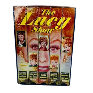 The Lucy Show TV Classics 5 Pk VHS Tape Box Set John Wayne George Burns New